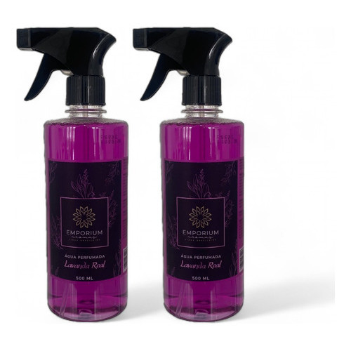 Kit 2 Água Perfumada Aromatizante P/ Roupas E Tecidos 500ml