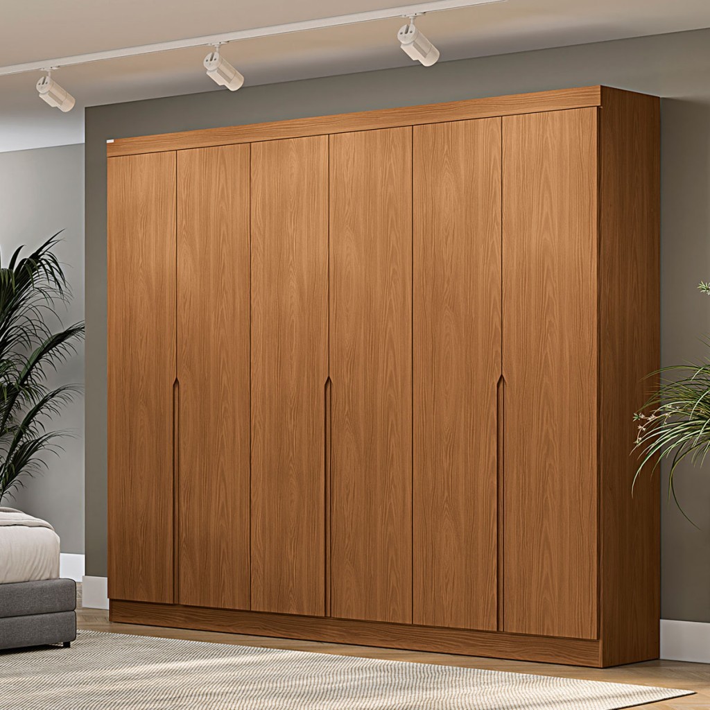 Guarda-Roupa Casal 6 Portas 4 Gavetas R582 - Kappesberg