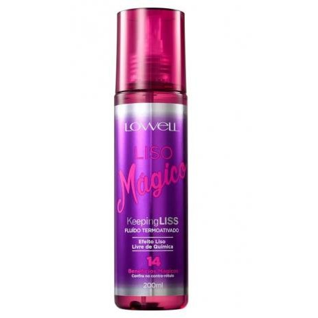 Lowell Termoativado Liso Magico 200ml em Oferta na Shopee