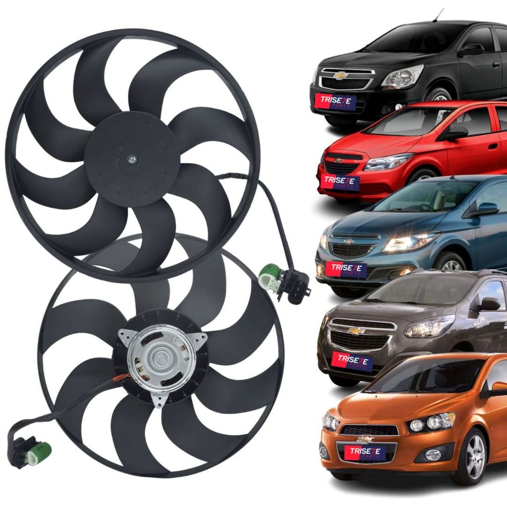 Ventoinha do Radiador GM Cobalt, Onix, Prisma e Spin - Spare Parts and Accessories for Vehicles