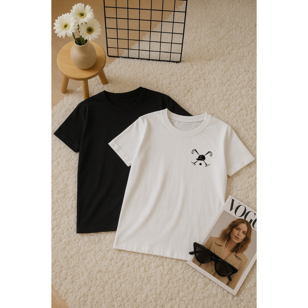 Kit 2 Camiseta Streetwear Masculino Polo Play Camisa Premium Tecido Algodão 100% Qualidade OFERTA