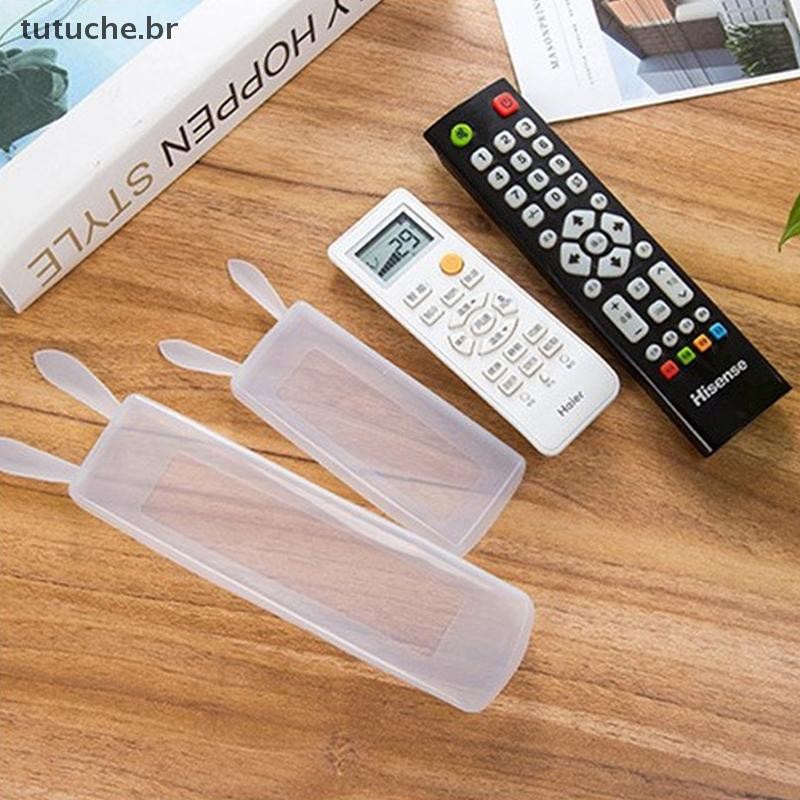 TU Silicone TV Controle Remoto Capa Luminosa Ar Condicionado Poeira Proteger Armazenamento BR