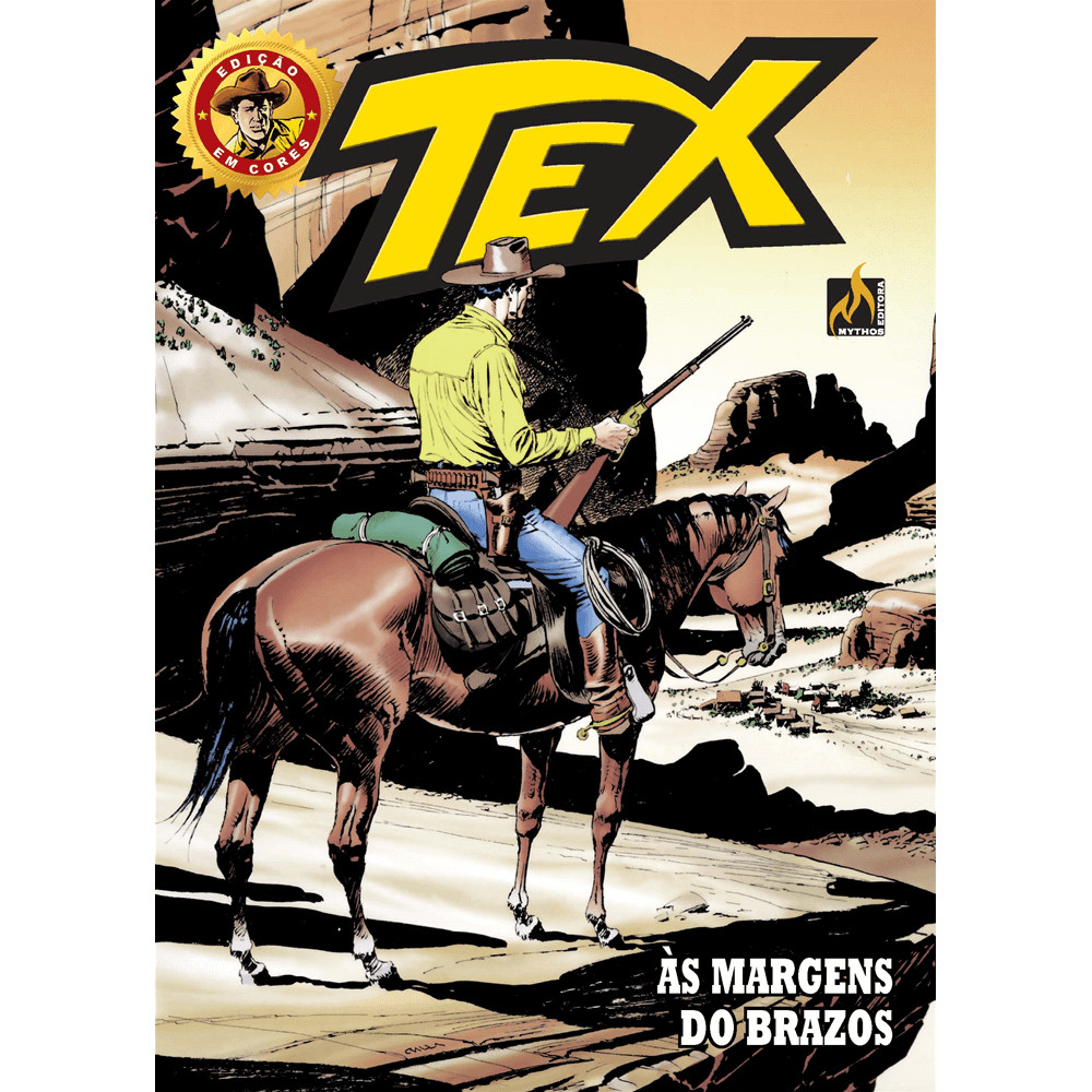 Livro - Tex edição em cores Nº 048 - Mythos Editora ISBN 9786559510474