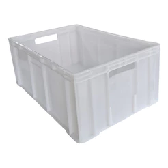 Caixa Fechada Congelamento Bandeja Câmara Fria 45 L Branca 60x40x24cm Contentor Plástico Açougues