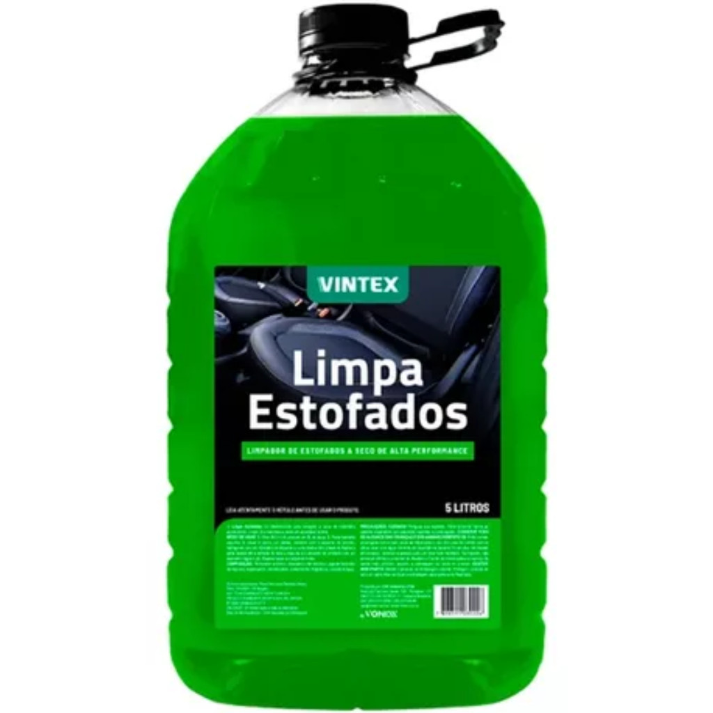Limpa Estofados Vintex 5 Litros | Produto Para Limpar Sofá Banco Automotivo Estofado Vonixx 5l em Oferta na Shopee