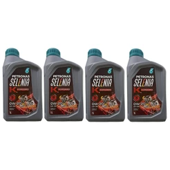 Kit 4l Óleo 0w20 Petronas Selenia Fiat Pulse 2022 a 2025