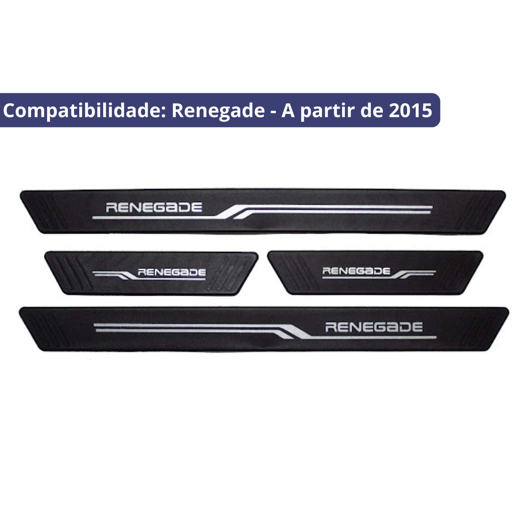 Soleira Preta 4 Portas Renegade 2015 em Diante 4P Grid - S8411AC-PTO-I — imagem 2 de 2