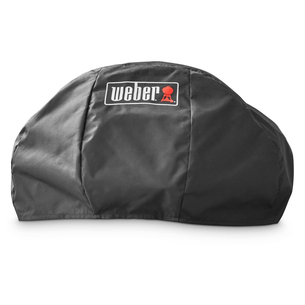 Weber Barbecue Grill Pulse Dedicated Bonnet Cover Electric Smart Device BBQ Grill with Lid for Camping Tabletop 7180 [2-Year Warranty] Black