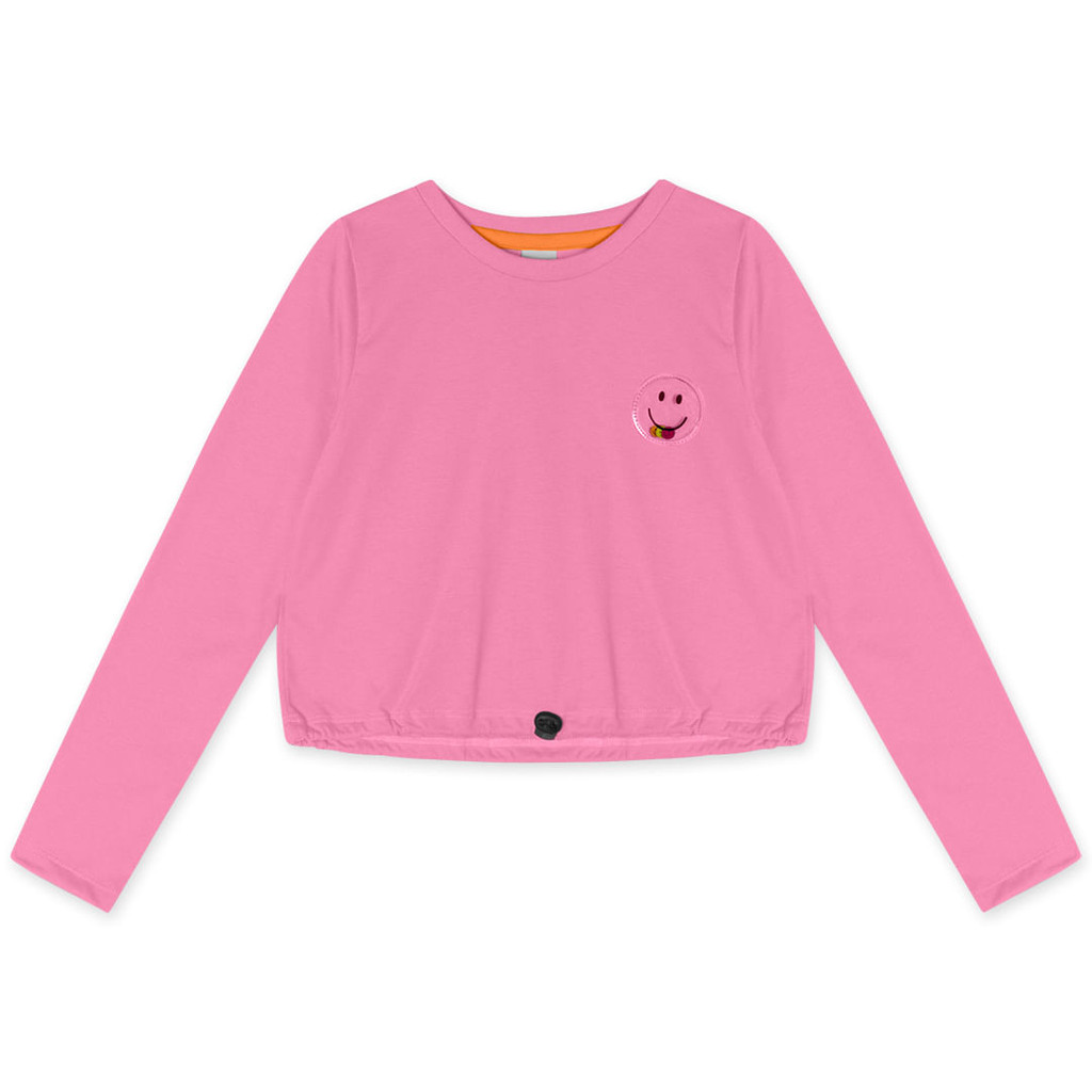 Blusa Cropped Manga Longa Infantil Feminina Marisol - Baby & Kids Fashion
