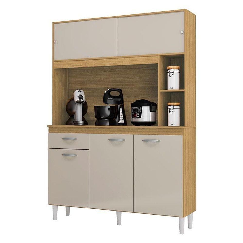 Cozinha Kit Duda 120 Cm Damasco Off White – Poquema