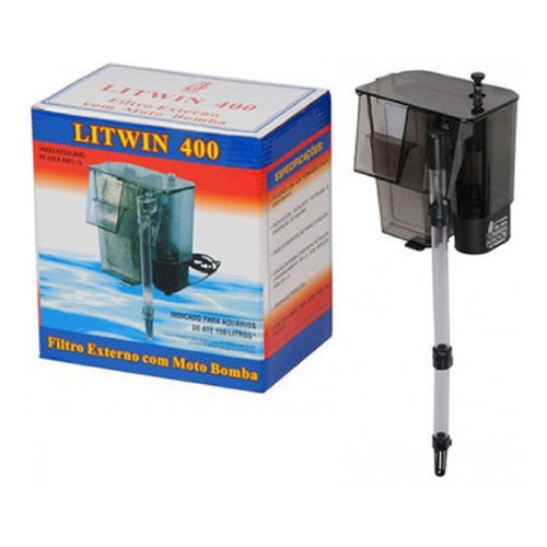 Filtro Externo Litwin 400 Para Aquários Até 150 Litros 127v