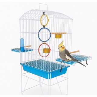 Gaiola Calopsita Mansa Pássaros Aves Maritaca Luxo Teto Aramado Psitacideos em Oferta na Shopee