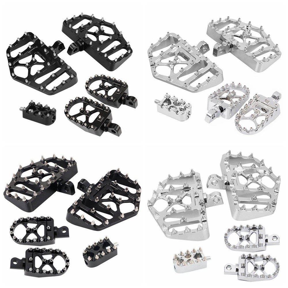 Motor Universal Dianteiro Traseiro Rebite Footpegs Piso Resto Shifter Peg Para Harley Sportster Fatboy Dyna Softail Tour