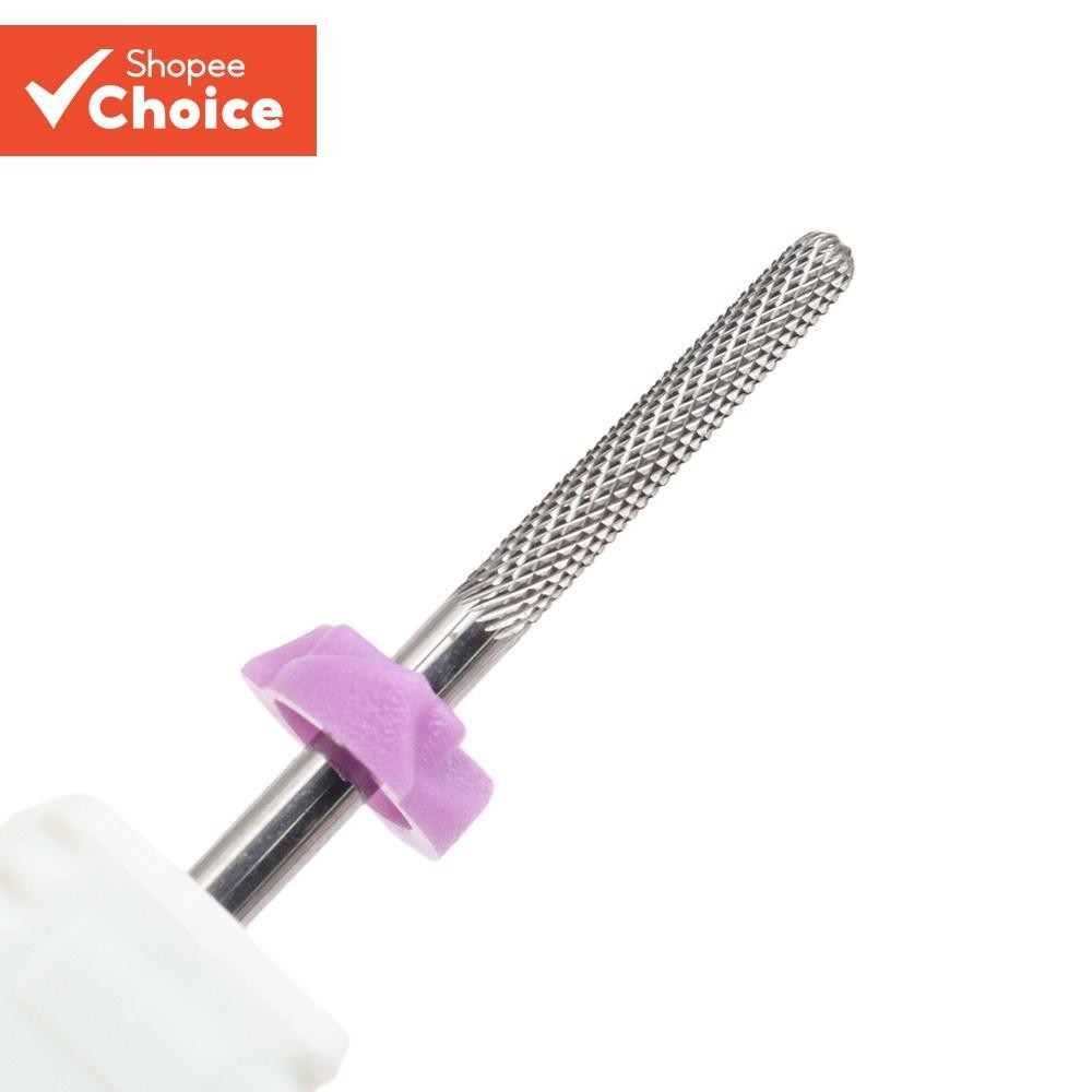 Brocas Profissionais Para Unhas De Carboneto-Ajuste De 3/32 " , Acabamento Rosa Dourado E Prateado , Parte Superior Redo