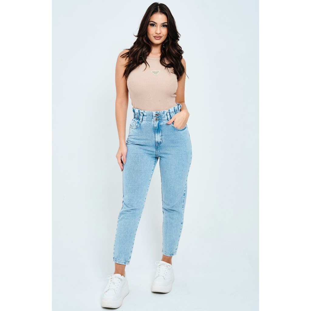 Calça Jeans Feminina Clochard Planet Girls Jeans Médio - Women Clothes