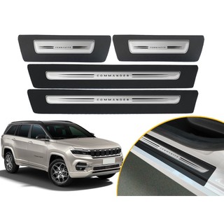 Jogo De Soleira Resinada Porta Modelo Drop Carro Commander 2021 2022 2023