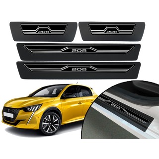 Jogo De Soleira De Porta Adesiva Modelo Elegance Peugeot 208 2020 2021 2022