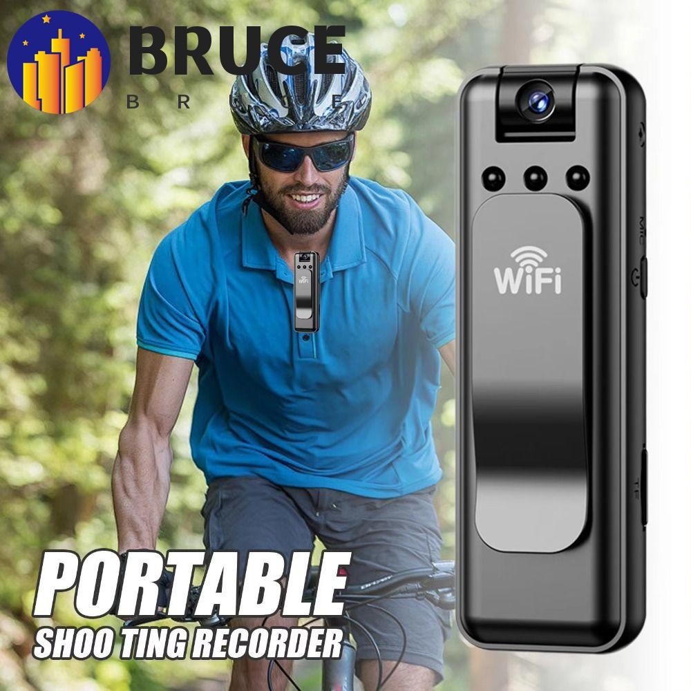 Gravador De Vídeo Digital Pequeno BRUCE , Mini Câmera HD Fixa Com Peito Giratório De 180 , Tudo Em Um | De Movimento Por