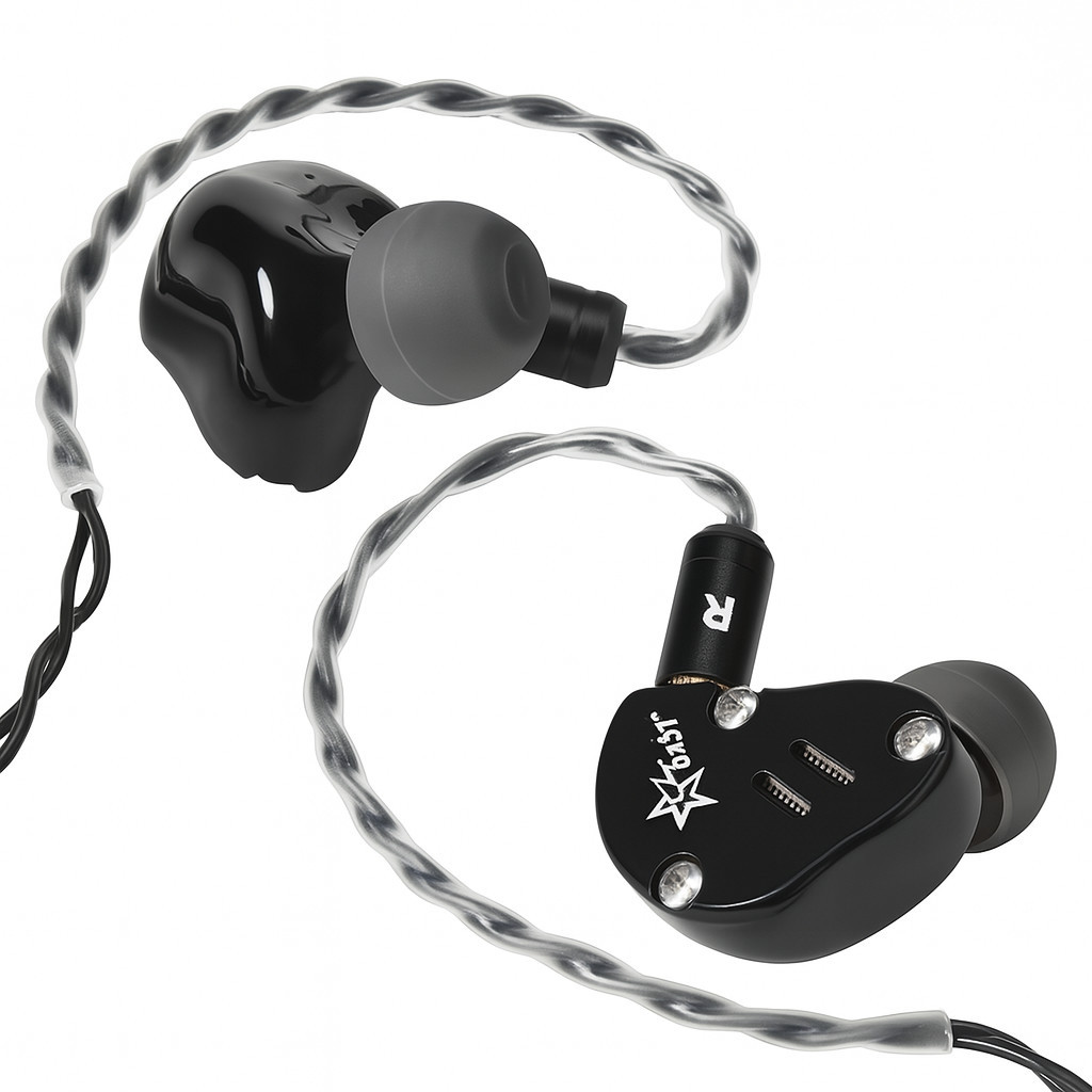 Fone De Ouvido Bass Hifi Com Microfone Feir para uso profissional em shows ensaios e gravacoes em Oferta na Shopee