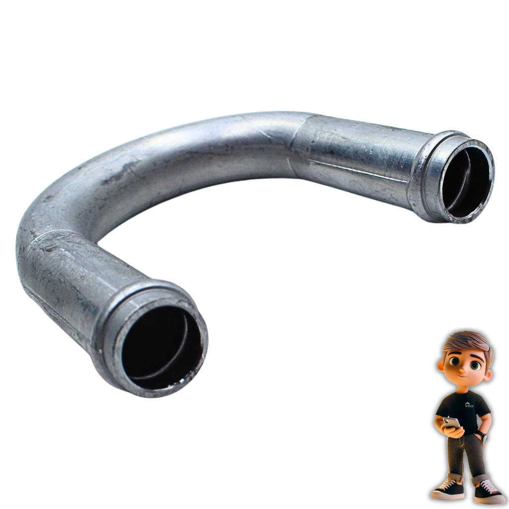 Tubo Aluminio Isolar Ar Quente 20mm Adaptador Universal — imagem 2 de 2