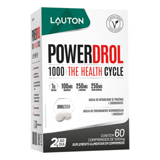 POWERDROL 60 Comp Lauton Nutrition em Oferta na Shopee