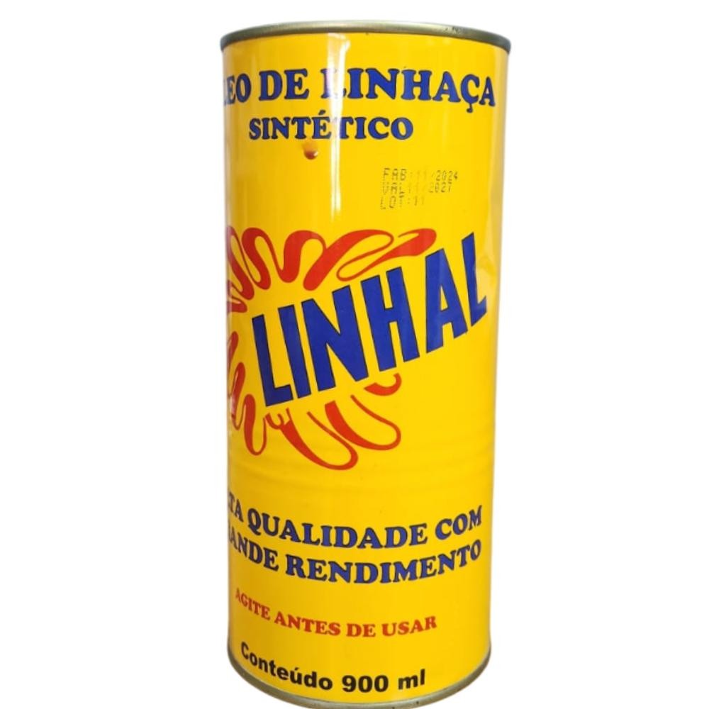 Óleo de Linhaça 900ml Linhal Madeira Proteção Acabamento Brilho Durável Tratamento Tinta Verniz