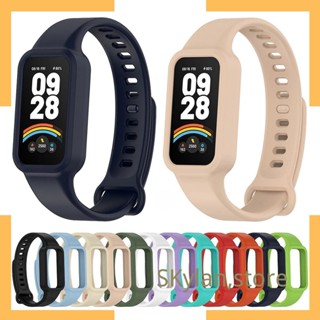 Pulseira de silicone oficial para xiaomi banda inteligente Mi Band 9 active / Redmi band 3 em Oferta na Shopee