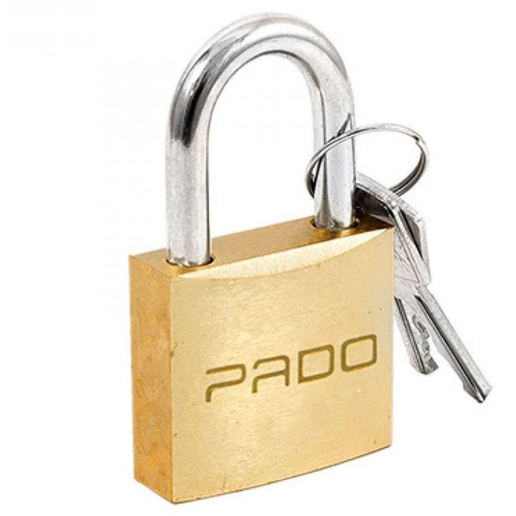 Cadeado Pado - 2 Chaves - Resistente