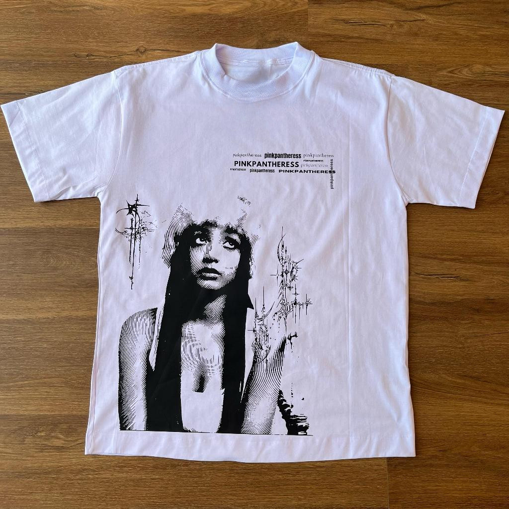 [Camiseta Premium em Algodão Puro]SISI Camiseta Unissex Oversized Pinkpantheress alta qualidade y2k 2