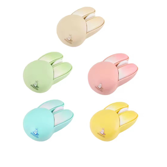 Mouse wireless para computador com 1200 dpi e receptor que é fácil de transportar.