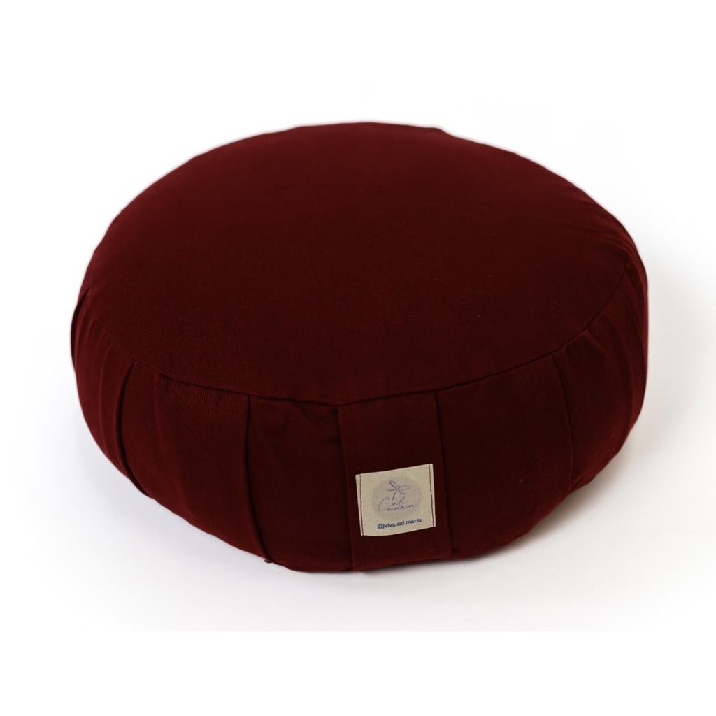 Imagem Almofada Zafu Calmaria Meditação Vinho