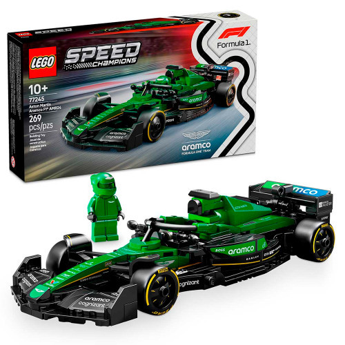 LEGO Speed Champions Aston Martin Aramco F1 AMR24 269 Peças 77245