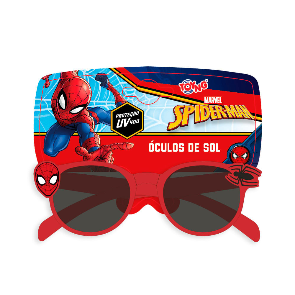 Óculos de Sol Infantil Toyng Marvel Spider Man com Proteção UV 400 1 Unidade - Mom & Baby