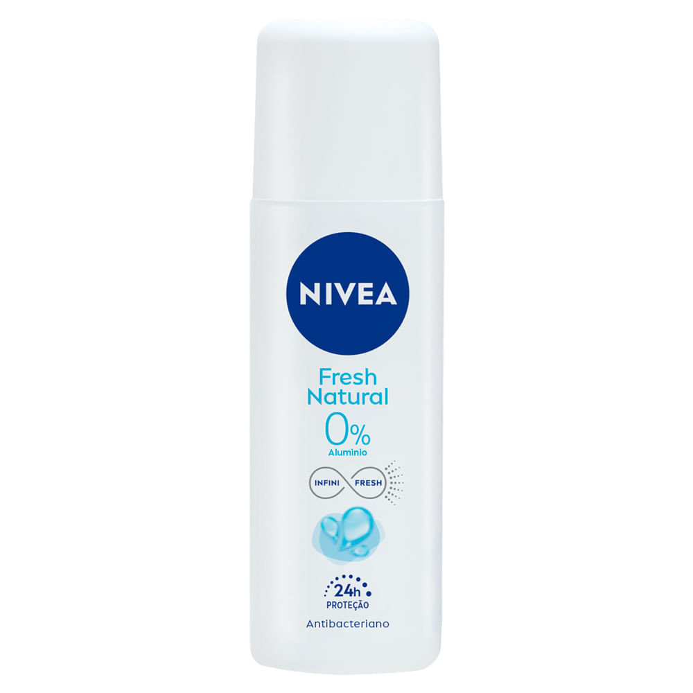 Desodorante Nivea Fresh Natural Spray Infini Fresh Antibacteriano 24h Proteção 90ml - Beauty