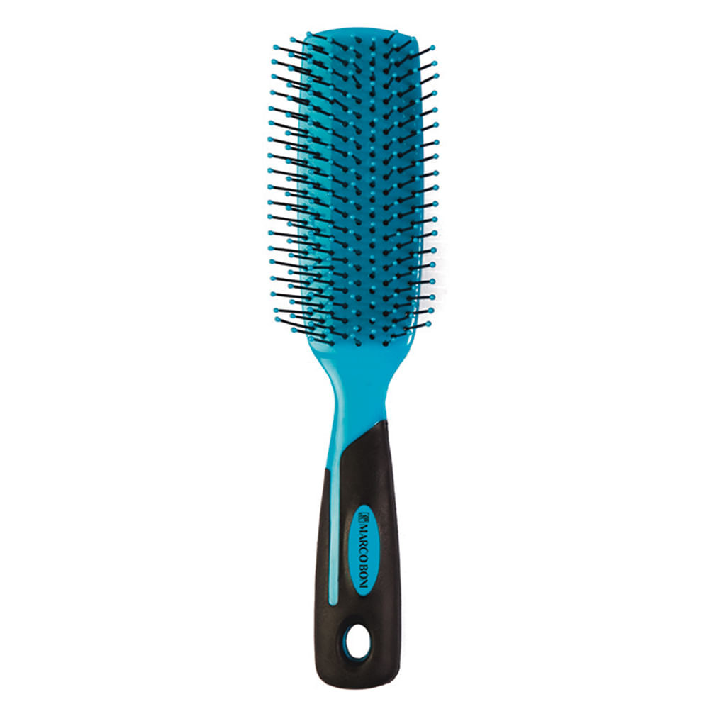 Escova de Cabelo Marco Boni Corpo Retangular Cores Sortidas Ref:7511T com 1 Unidade - Beauty