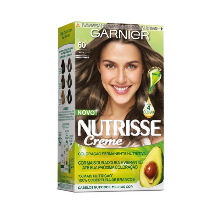 Tintura Nutrisse Creme Aveia - Louro Escuro 60 - Beauty