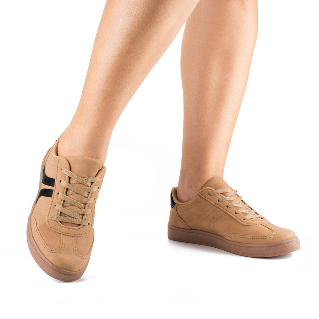 Tênis Mississipi Casual Feminino Original Macio e Confortável Chuteirinha Marrom Claro MB152
