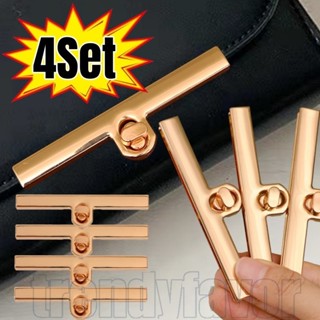 4-1 Conjunto De Fechaduras Giratórias Com Fecho De Metal Para Bolsa-Prendedores De Fivelas Helicoidais Vintage DIY-Acess em Oferta na Shopee