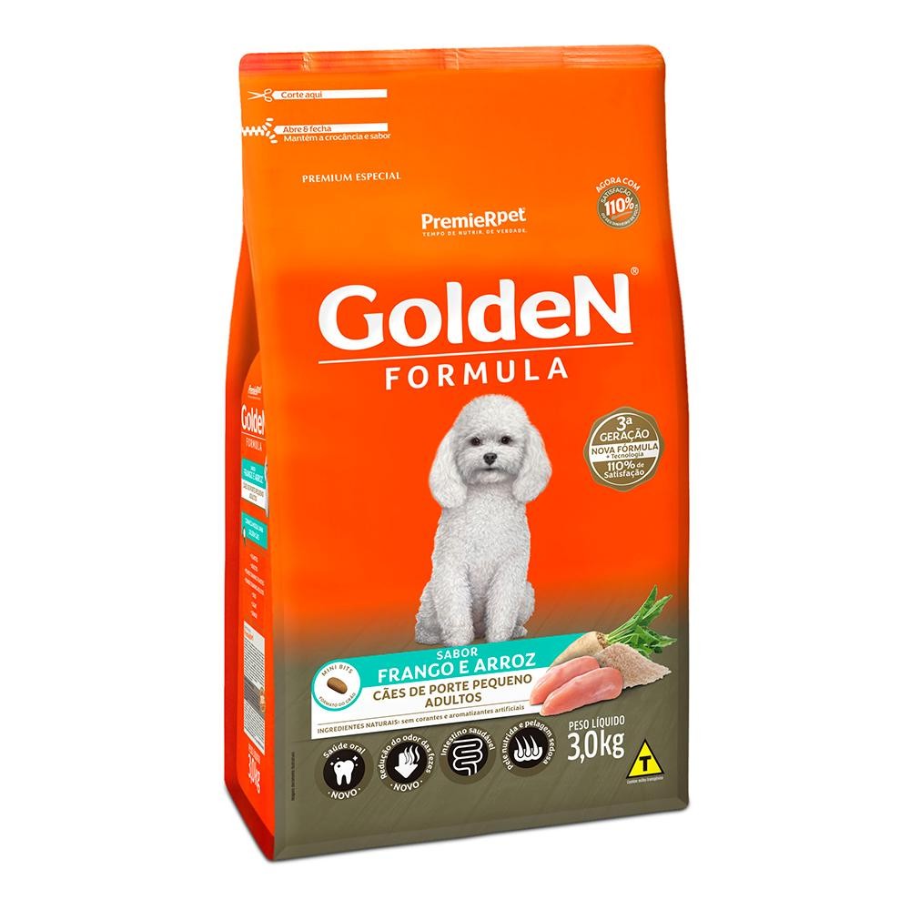 Ração Seca Premier Pet Golden Formula Frango E Arroz Para Cães Adultos De Raças Pequenas em Oferta na Shopee