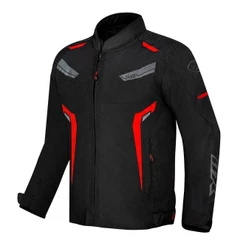 Jaqueta X11 One Sport Masculina Preta com Vermelho com Proteções