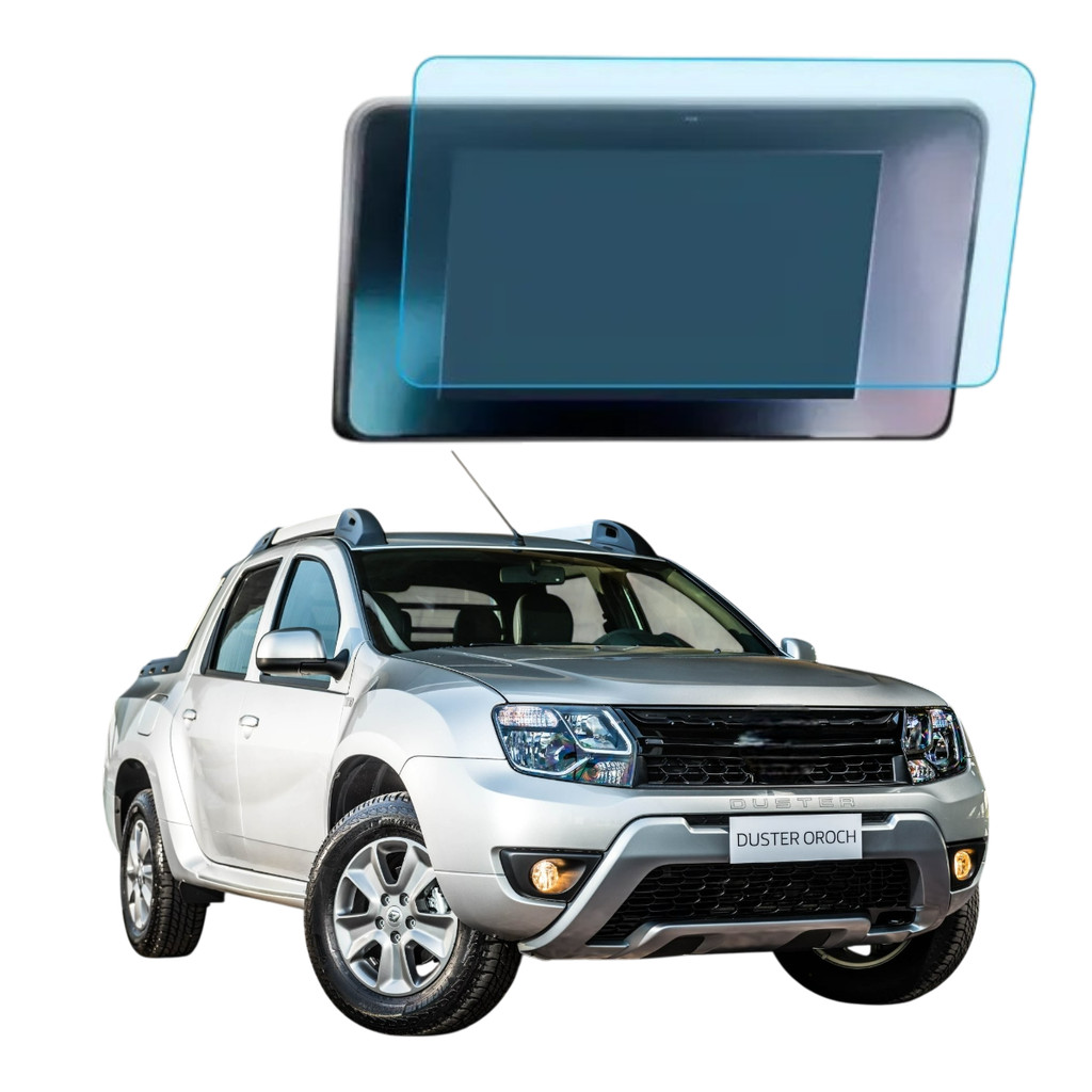 Película NanoGlass P/ Multimídia Duster Oroch 2023 2024 Proteção 9H