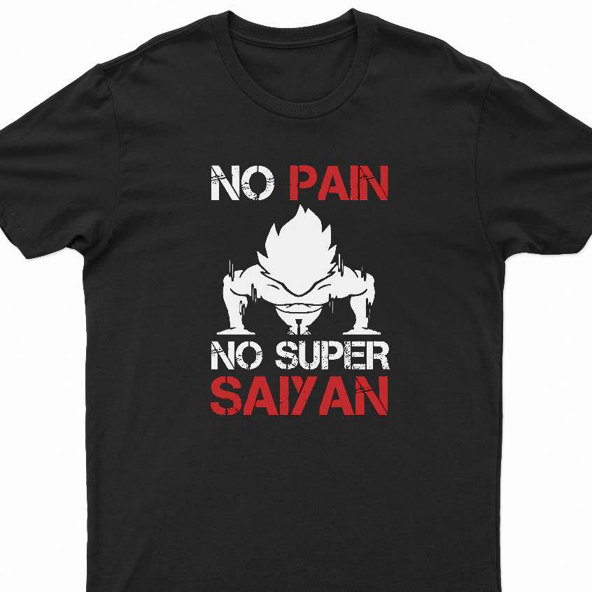 [Camiseta Premium em Algodão Puro]GXG Camiseta Blusa T-shirt Dragon Ball Academia Básica Anime Geek Unisex 100% Algodão