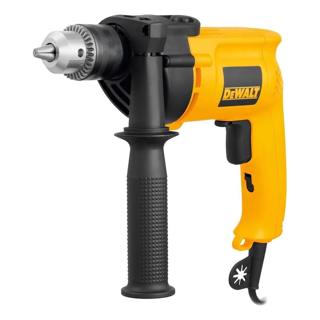 Furadeira Elétrica De Impacto 710W 1/2Pol 220v 13mm Mandril Chave Empunhadura Profissional - DEWALT em Oferta na Shopee