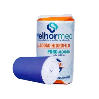 Algodão Rolo Hidrófilo MelhorMed 500gr COM ANVISA em Oferta na Shopee