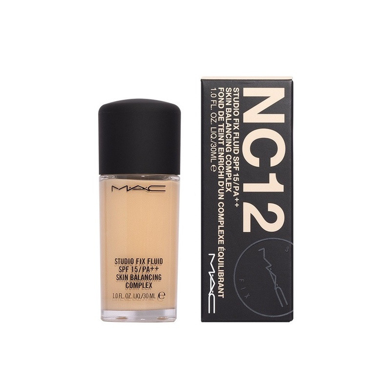 MAC Studio Fix Fluid SPF15 Foundation 30ml Base Líquida Impecável 30ml Corretivo De Controle De Óleo Duradouro
