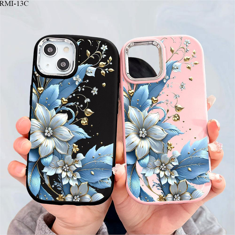 Capinha Para Xiaomi Redmi 15C 13C 14C 12C 12 4G Capa De Celular Macia Silicone Preta 1247 PD