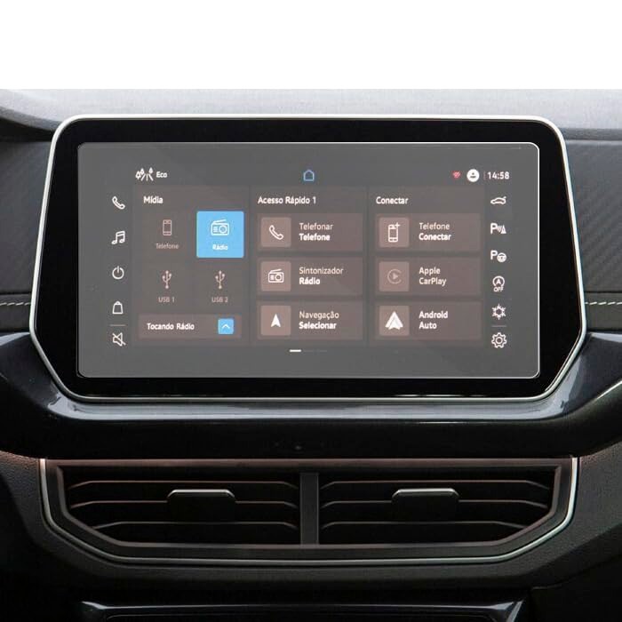 Película Multimídia Vw T-cross Highline 2025/2026 gel -Fosca