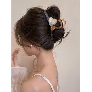 13cm Heart Big Grips Garras Grandes Coreanas Grampos De Cabelo Acessório Para Meninas Doces em Oferta na Shopee