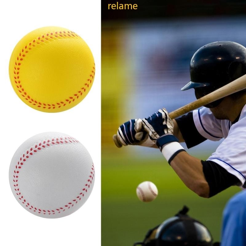 Prática Rel Bolas Macias Beisebol PU Sólido Treinamento Batting and Fielding