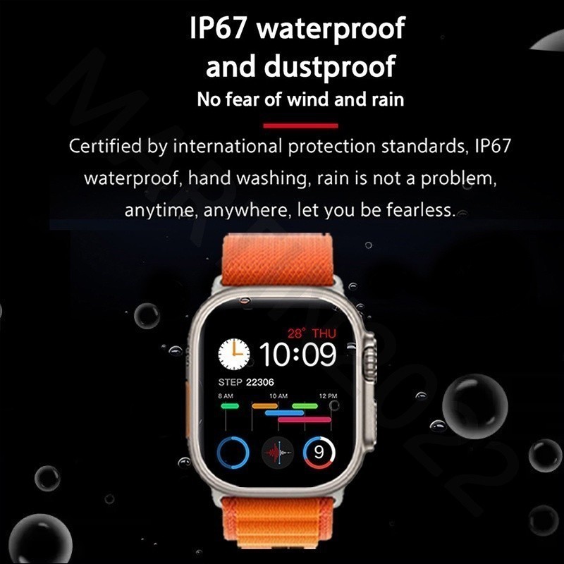 Relógio Smart Watch T800 Ultra2 MAX Esportivo à Prova D'Água Sem Fio — foto 3